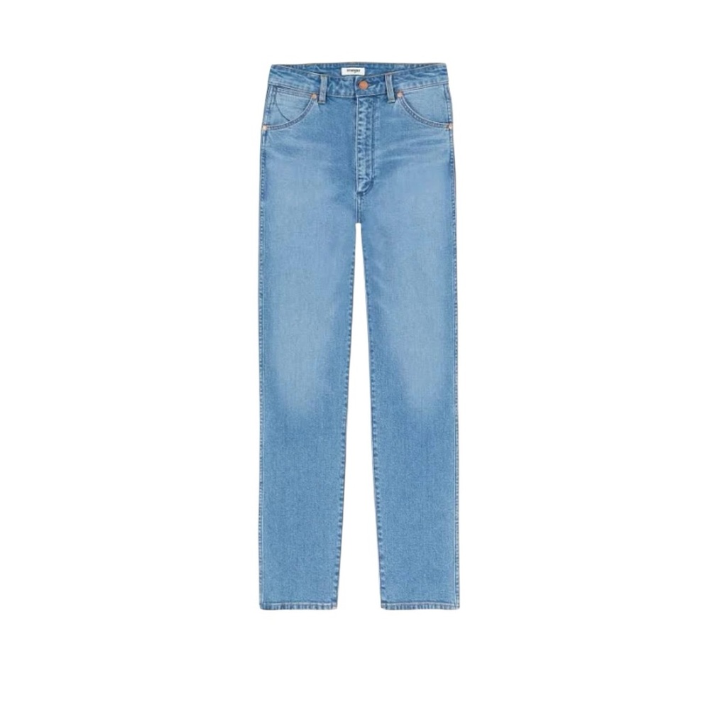 Wrangler Light Blue Straight Leg Women's Jeans